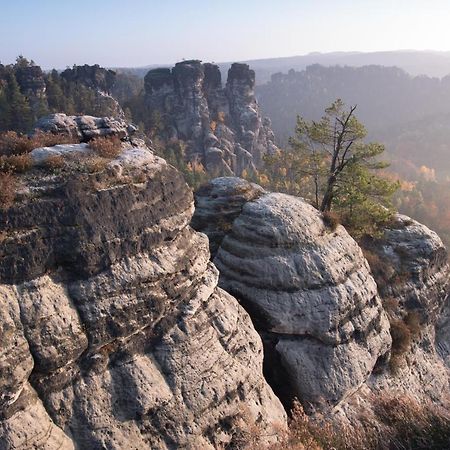 4-Bettzimmer Saechsische Schweiz Mittelndorf Bagian luar foto